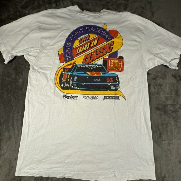 Vintage Trans Am Classic T Shirt XL Fruit Of The Loom Sears Point Raceway - Picture 16 of 16